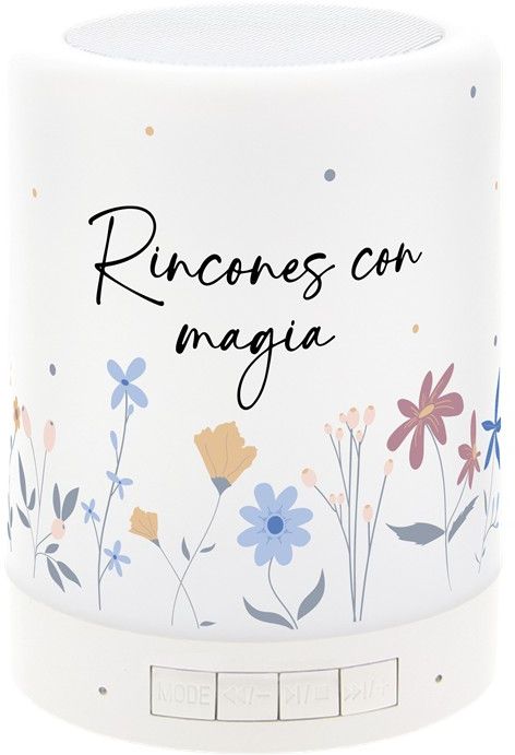 LAMPARA ALTAVOZ BLUETOOTH RINCONES CON MAGIA
