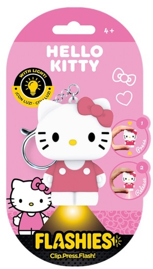 FLASHIES FIGURA 3D LLAVERO CON LUZ HELLO KITTY