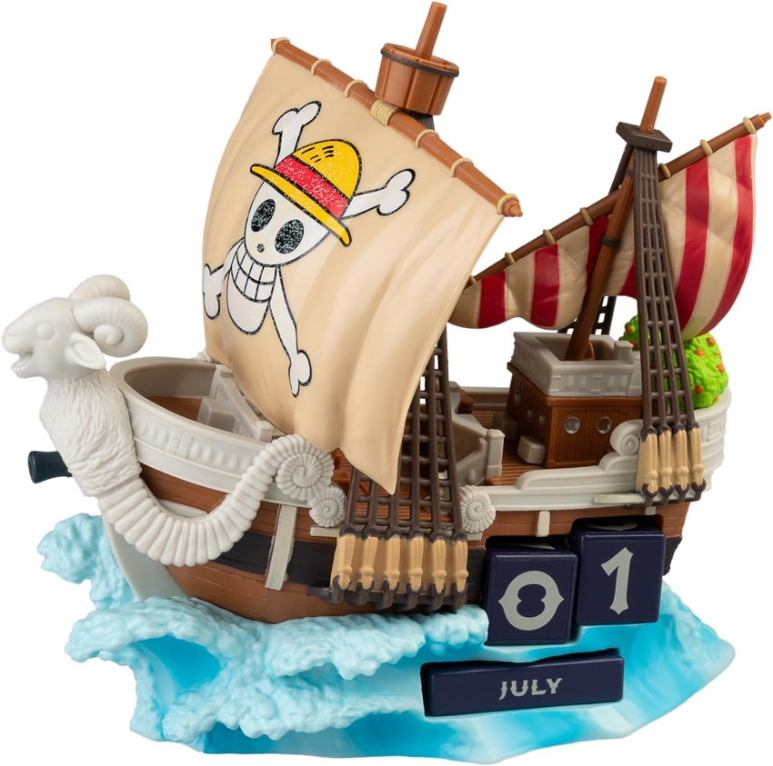 CALENDARIO PERPETUO 3D  ONE PIECE NETFLIX GOING MERRY