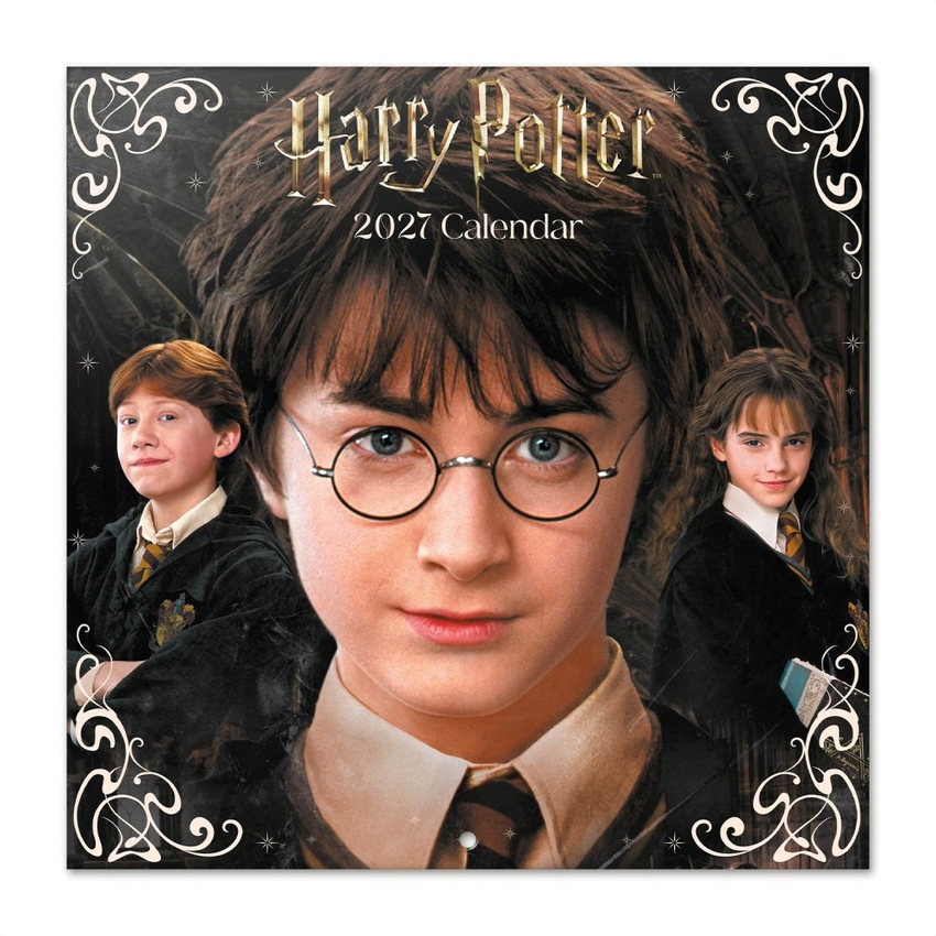 CALENDARIO PARED 2027 HARRY POTTER PELICULAS 30X30CM