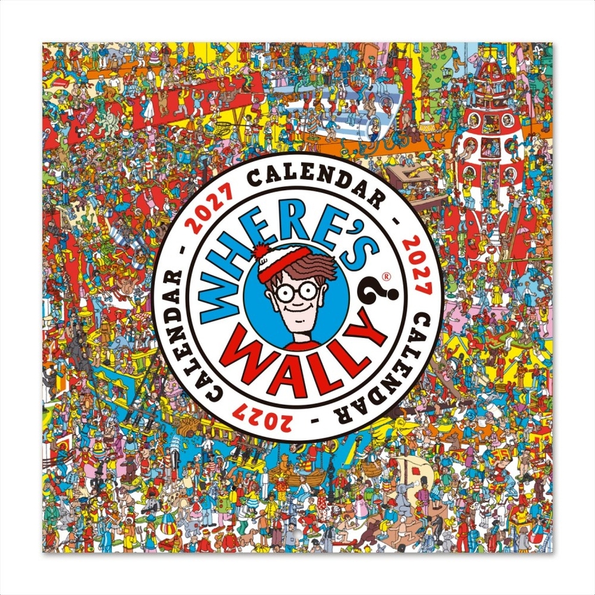 CALENDARIO PARED 2027 ?DONDE ESTA WALLY? 30X30CM