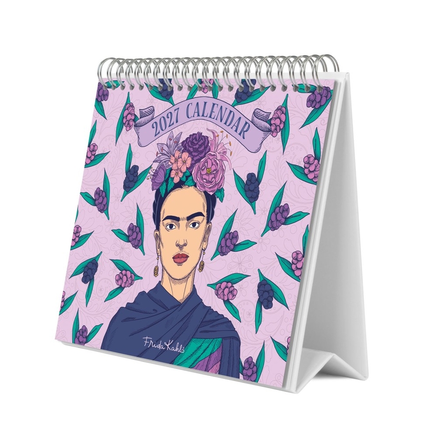 CALENDARIO DE ESCRITORIO 2027 FRIDA KAHLO 19,5X16,5CM