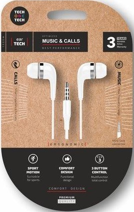 AURICULARES SOFT EARTECH WHITE INTRAUDITIVOS JACK