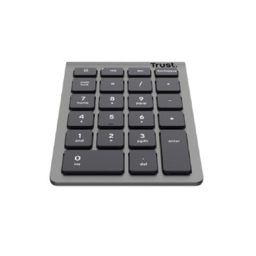 TECLADO NUMERICO INALAMBRICO TRUST XALAS WIRELESS PLATA
