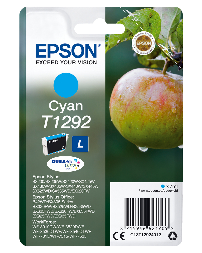 CARTUCHO TINTA ORIGINAL EPSON NEGRO N?T1292 C13T12924012